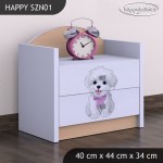 Nočna omarica Happy babies Kužek s pentljo 19 SZN1